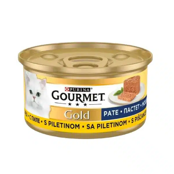 خرید کنسرو گربه گورمت گلد پته طعم مرغ - Gourmet Chicken