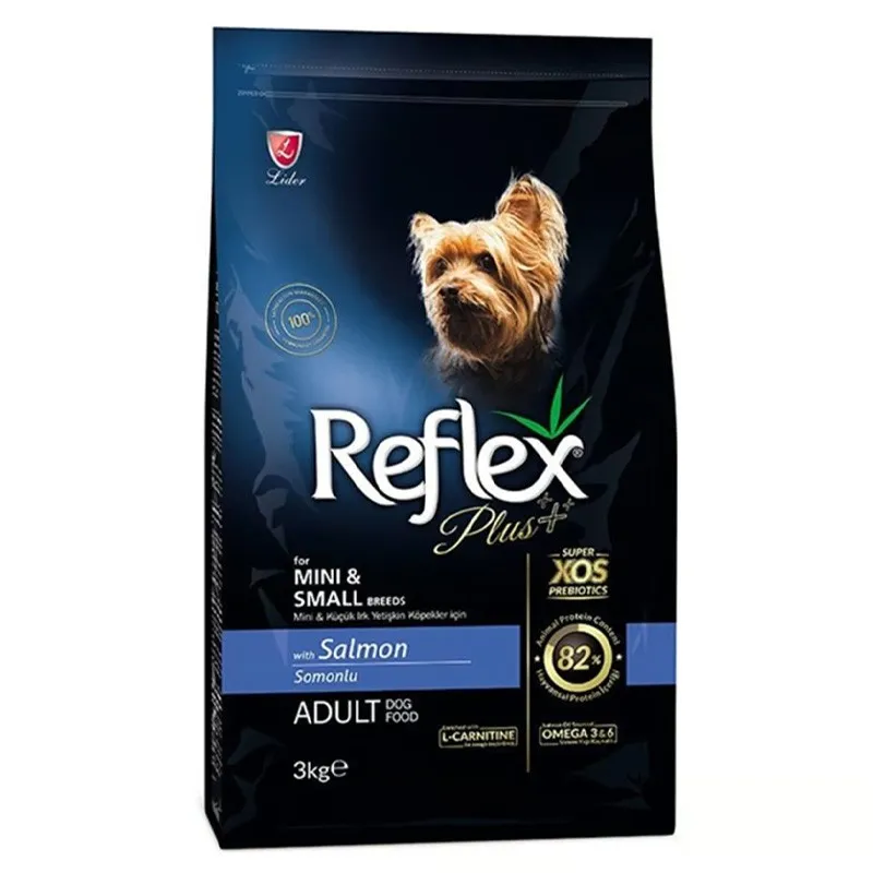 خرید غذای خشک سگ بالغ نژاد کوچک رفلکس پلاس با طعم سالمون - ReflexPlus Salmon