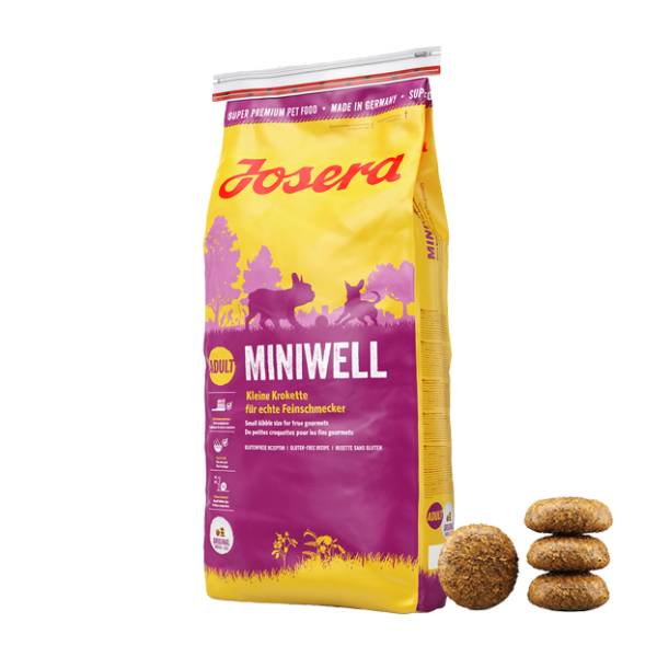 خرید غذای سگ بالغ نژاد کوچک جوسرا مینی ول - Mini Well Adult